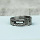 Celestial Etch 925 Silver Handmade Ring ¨C Cosmic Engraved Symbol