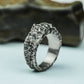 Handcrafted Textured Hammered Ring