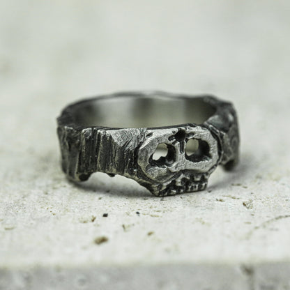 Phantom Skull 925 Silver Handmade Ring ¨C Gothic Death Symbol