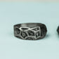 Necromancer¡¯s Seal 925 Silver Handmade Ring ¨C Dark Arcane Inscription