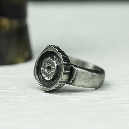 Solar Compass 925 Silver Handmade Ring ¨C Celestial Navigation Symbol