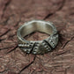 Iron Fortress 925 Silver Handmade Ring ¨C Studded Gothic Armor Band