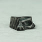 Relic Skull 925 Silver Handmade Ring ¨C Aged Occult Warrior Design