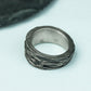 Twin Spire 925 Silver Handmade Ring ¨C Architectural Gothic Band
