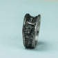 Ancient Relic 925 Silver Handmade Ring ¨C Engraved Mystic Band