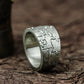 Ancient Glyph 925 Silver Handmade Ring ¨C Enigmatic Symbol Band