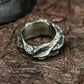 Cracked Earth 925 Silver Handmade Ring ¨C Rugged Terrain Band