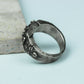 Worn Relic 925 Silver Handmade Ring ¨C Textured Ancient Band