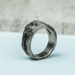 Celestial Etch 925 Silver Handmade Ring ¨C Cosmic Engraved Symbol