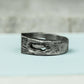 Celestial Etch 925 Silver Handmade Ring ¨C Cosmic Engraved Symbol