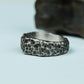 Handcrafted Textured Hammered Ring