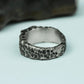 Handcrafted Textured Hammered Ring
