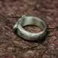 Handcrafted Silver Raw Earth Ring
