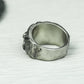 Battle Scarred 925 Silver Handmade Ring ¨C Rugged Warrior Band