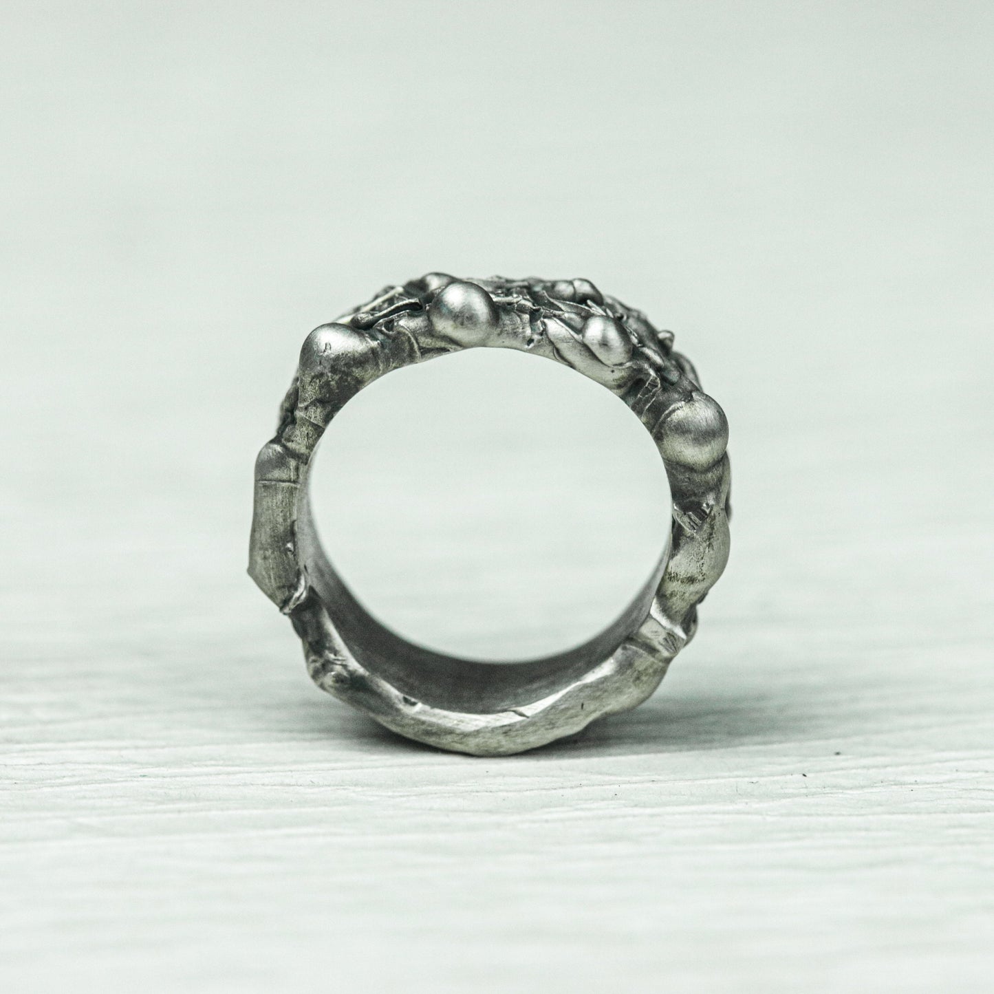 Abyss Claw 925 Silver Handmade Ring ¨C Gothic Predator Band