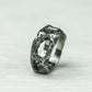 Phantom Mask 925 Silver Handmade Ring ¨C Gothic Hollow Skull