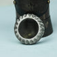 Runed Edge 925 Silver Handmade Ring ¨C Mystic Engraved Border