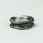 Abyss Eye 925 Silver Handmade Ring ¨C Dark Textured Band