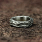 Storm Ridge 925 Silver Handmade Ring ¨C Rugged Weathered Texture