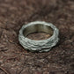 Storm Ridge 925 Silver Handmade Ring ¨C Rugged Weathered Texture