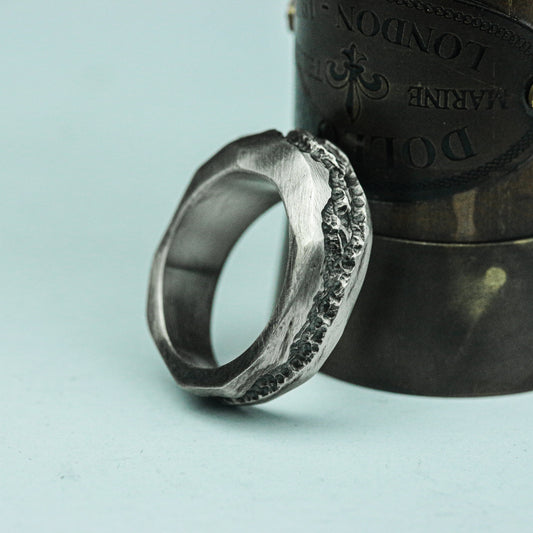 Arcane Relic 925 Silver Handmade Ring ¨C Mystic Engraved Band