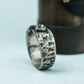 Runic Veins 925 Silver Handmade Ring ¨C Mystic Engraved Pattern