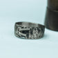 Runic Veins 925 Silver Handmade Ring ¨C Mystic Engraved Pattern
