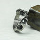 Handcrafted Silver Industrial Gear Ring