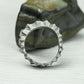 Stone Chisel 925 Silver Handmade Ring ¨C Brutalist Minimalist Band