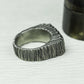 Stone Ridge 925 Silver Handmade Ring ¨C Rugged Textured Band