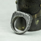 Stone Ridge 925 Silver Handmade Ring ¨C Rugged Textured Band