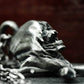 Screaming Skull Crossbones Pendant ¨C 925 Sterling Silver Handmade