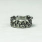 Abyss Claw 925 Silver Handmade Ring ¨C Gothic Predator Band