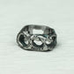Phantom Mask 925 Silver Handmade Ring ¨C Gothic Hollow Skull