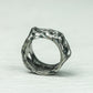 Phantom Mask 925 Silver Handmade Ring ¨C Gothic Hollow Skull