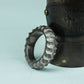 Runed Edge 925 Silver Handmade Ring ¨C Mystic Engraved Border