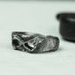 Black Crescent 925 Silver Handmade Ring ¨C Moon Phase Gothic Band