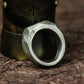 Solar Burst 925 Silver Handmade Ring ¨C Cosmic Engraved Pattern