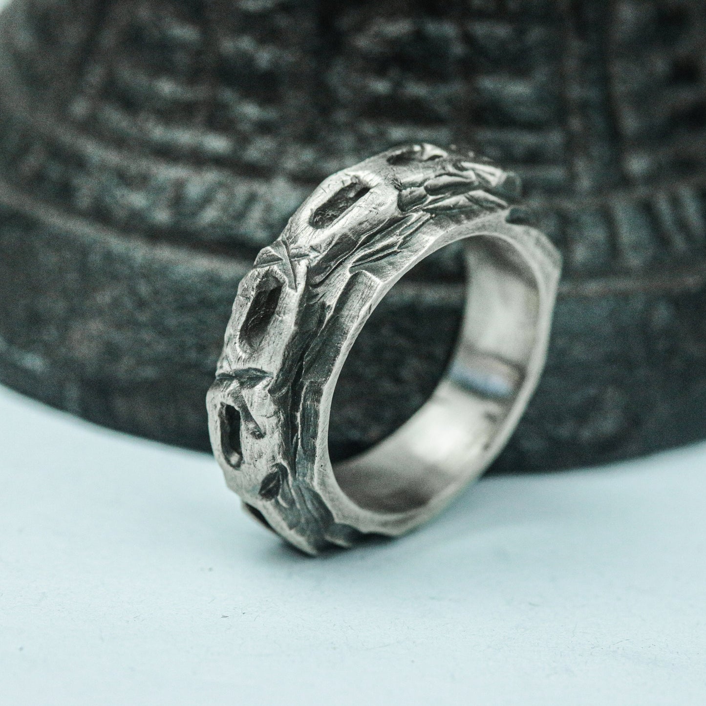 Wasteland Relic 925 Silver Handmade Ring ¨C Post-Apocalyptic Style