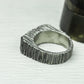 Stone Ridge 925 Silver Handmade Ring ¨C Rugged Textured Band