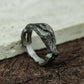 Woven Relic 925 Silver Handmade Ring ¨C Textured Ancient Tapestry Band