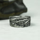 Runic Etch 925 Silver Handmade Ring ¨C Mystic Engraved Band