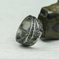 Runic Etch 925 Silver Handmade Ring ¨C Mystic Engraved Band