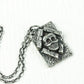 Buried Skull Relic Pendant - 925 Silver Handcrafted