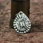 Norse Rune Warrior Shield Pendant - Handcrafted in 925 Silver