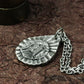Norse Rune Warrior Shield Pendant - Handcrafted in 925 Silver