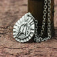 Norse Rune Warrior Shield Pendant - Handcrafted in 925 Silver