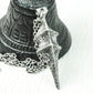 Demon Wing Dagger Pendant - Handcrafted in 925 Silver