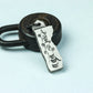 Dual Blade Warrior Keychain - Handcrafted in 925 Silver