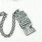 Ancient Script Relic Pendant - Handcrafted in 925 Silver